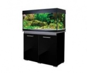 Aqua One AquaVogue 170 Aquarium & Cabinet Black Gloss with Grey INTERNAL FILTER